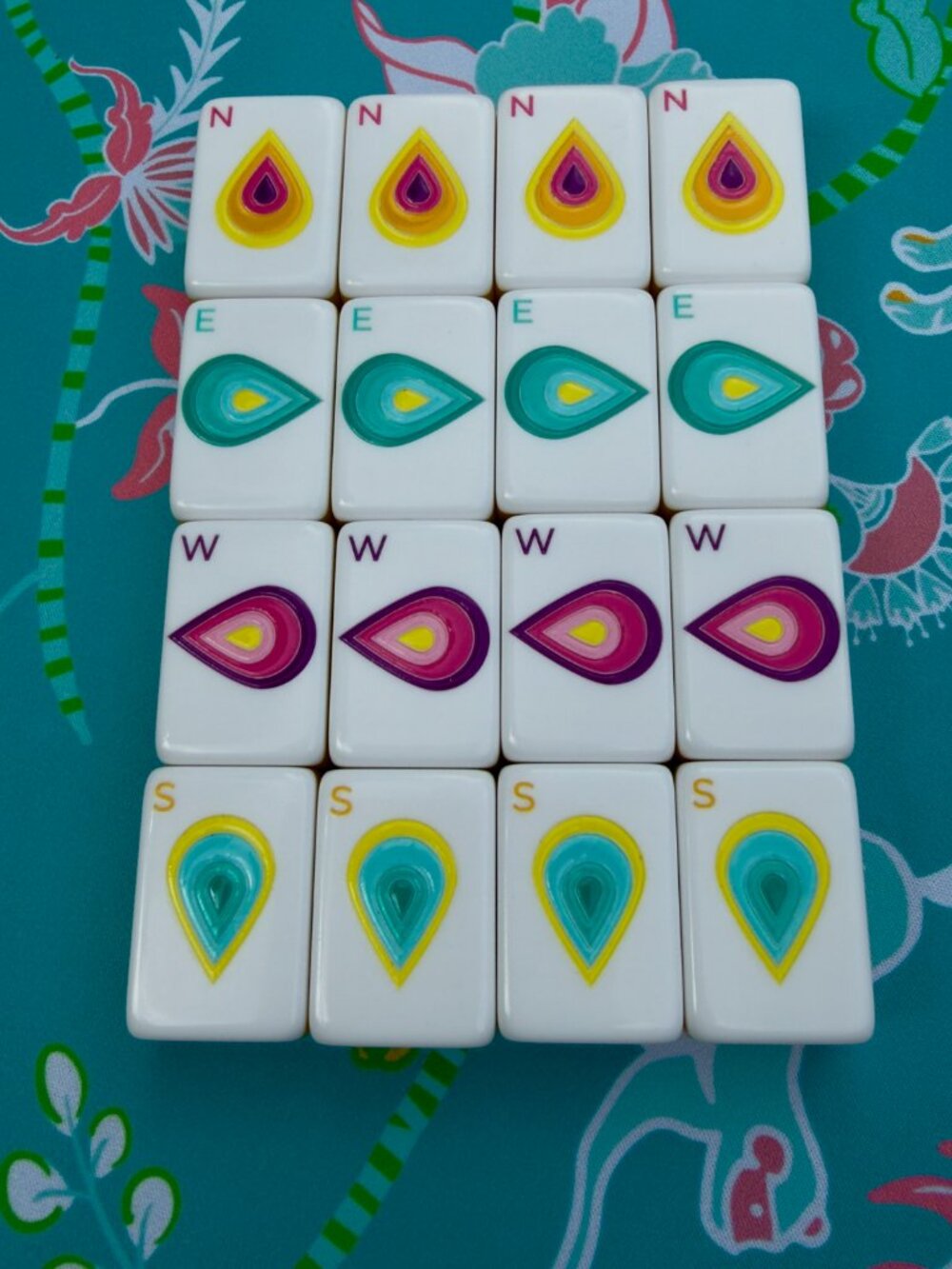Mahjong Atelier American Mahjong Tile Set, 160 Engraved 4 Layer, POP - Picture 5 of 12